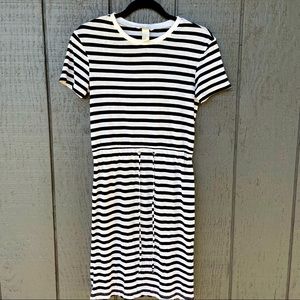 H & M stripped dress NWOT